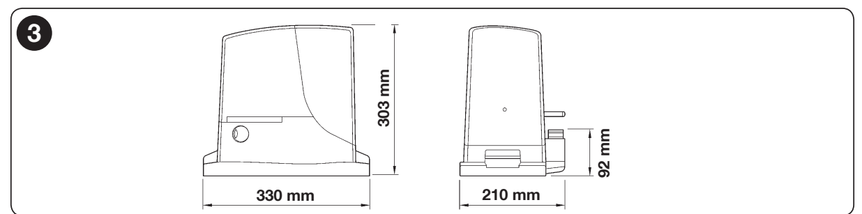 ROX1000 — izmēri 330 × 210 × 303 mm ROX1000 — izmēri 330 × 210 × 303 mm