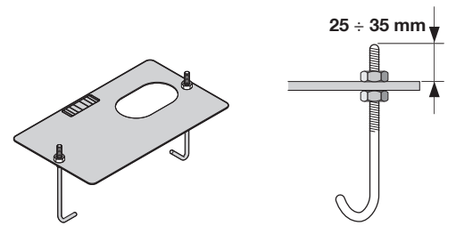 ROX – pamatplāksnes enkuri, augšējā vītne 25–35 mm ROX – pamatplāksnes enkuri, augšējā vītne 25–35 mm