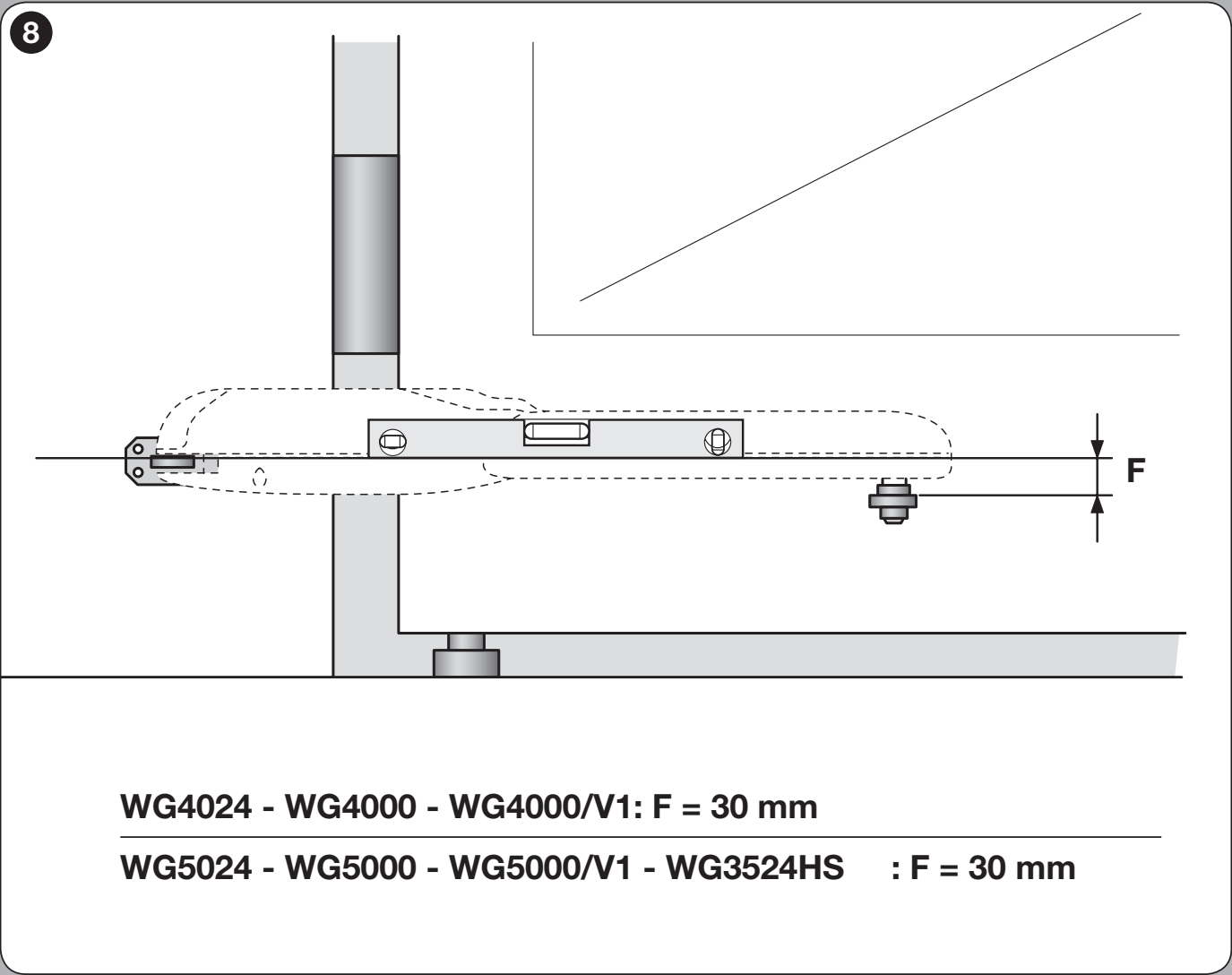 WINGO – kronšteinu augstuma starpība F = 30 mm WINGO – kronšteinu augstuma starpība F = 30 mm