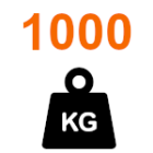 Vārtu svars līdz 1000 kg