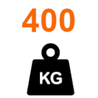 Vārtu svars līdz 400 kg