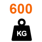 Vārtu svars līdz 600 kg