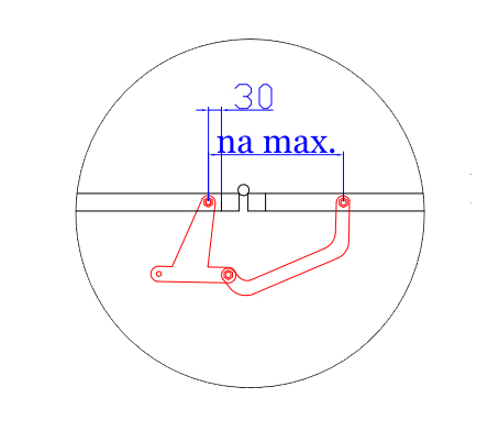 Salokāmā mehānisma montāža, 1. solis