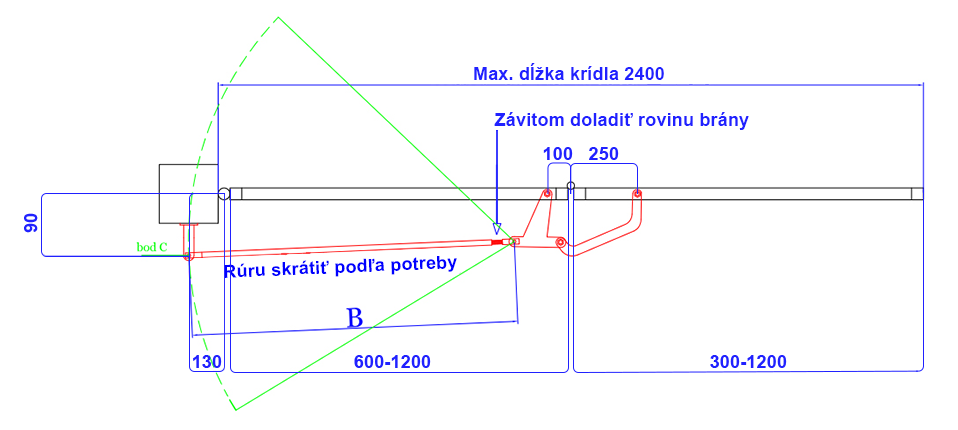 Salokāmā mehānisma montāža, 3. solis