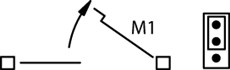 Primārās vārtu vērtnes iestatīšana uz M1