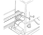 Atstājiet 1-2mm atstarpi starp zobstieni un piedziņas zobratu