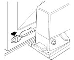 Gala atduru uzstādīšana uz zobstieņa Gala atduru uzstādīšana uz zobstieņa
