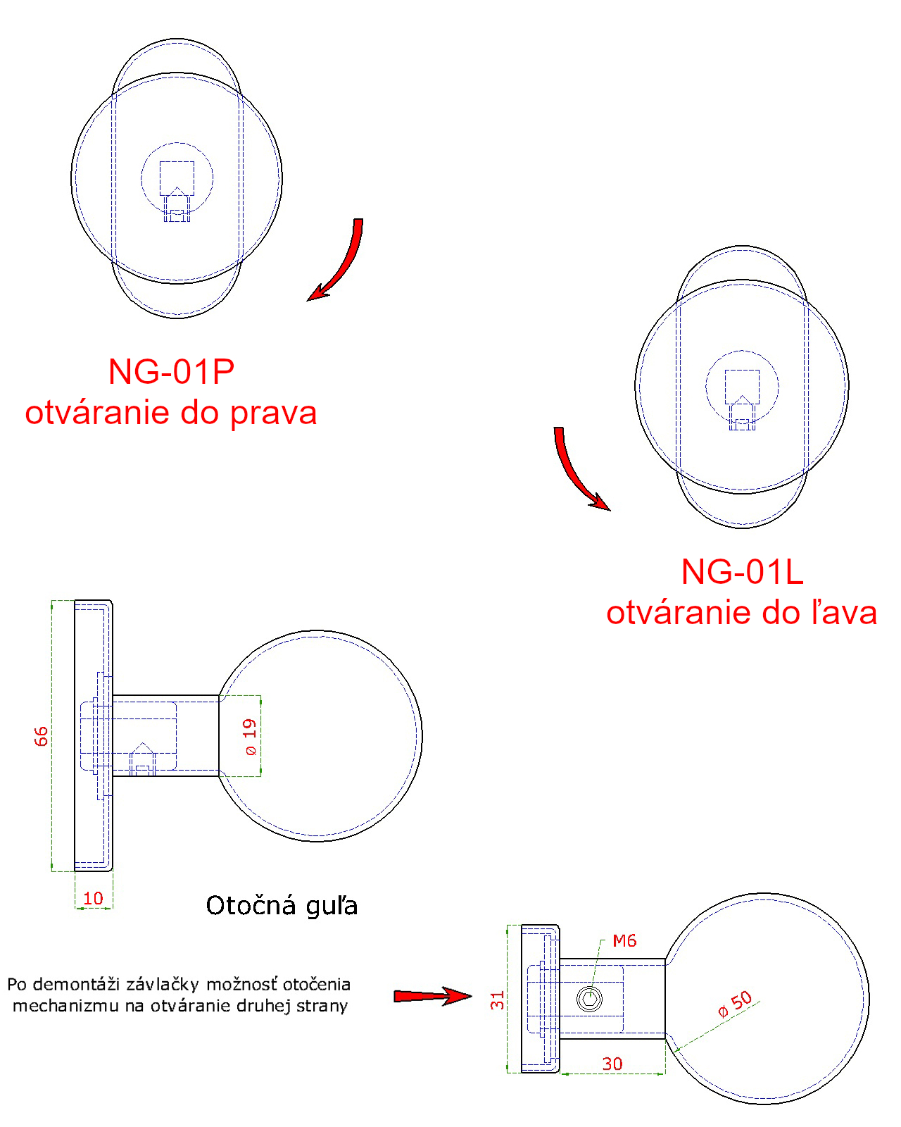 Izmērs, bumbas griešanās virziens