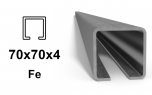 C profils 70 × 70 × 4 mm, Fe