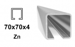 C profils 70 × 70 × 4 mm, Zn