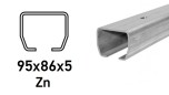 CAIS C profils 95 × 86 × 5 mm, Zn